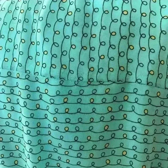 Forever 21 Light Teal? Mint? Sleeveless Front Tie Dress Women L - Picture 13 of 15